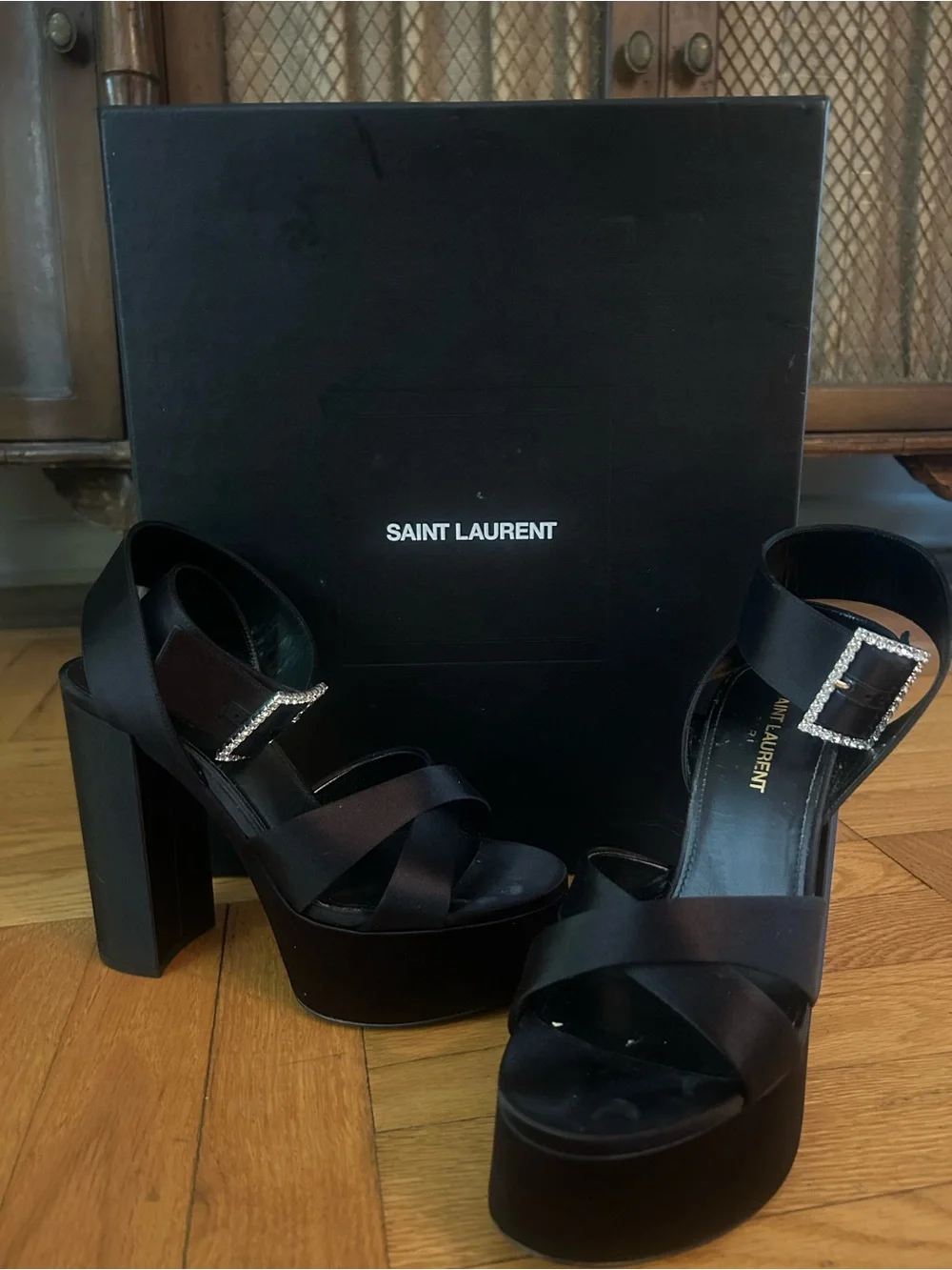 Saint Laurent high platform